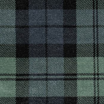 Highlands Tartan Wilton - Green Blue