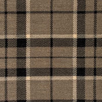 Highlands Tartan Wilton - Mink Black