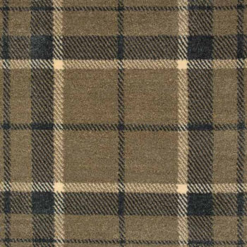 Highlands Tartan Wilton - Mink Grey