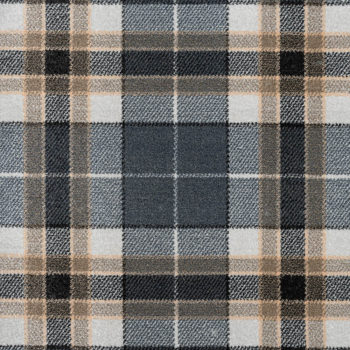 Highlands Tartan Wilton - Navy Grey
