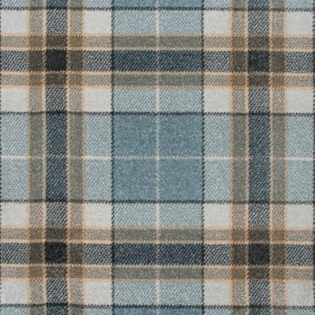 Midas Tartan Wilton Carpet - Soft Teal