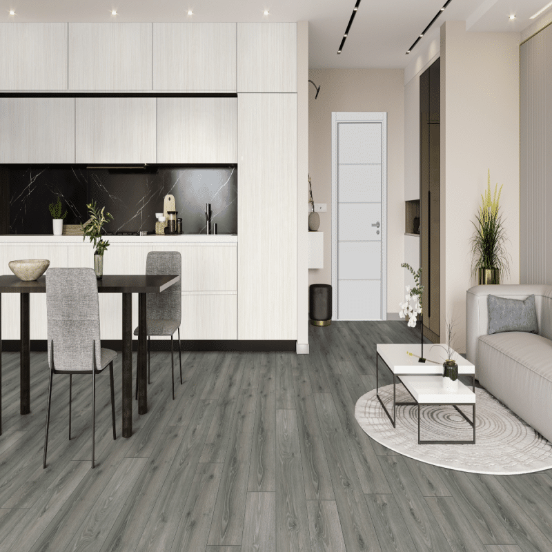 Stepclick Akashi oak V groove 8mm laminate flooring AC4 - Image 2