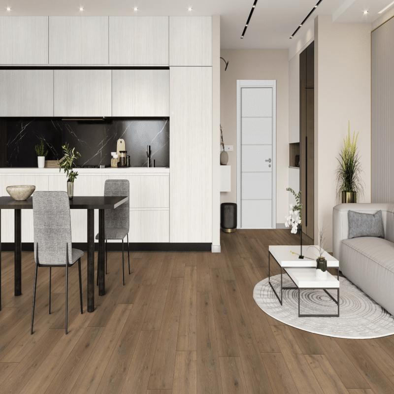 Stepclick Nairobi Oak 12mm V groove laminate flooring AC5 - Image 2