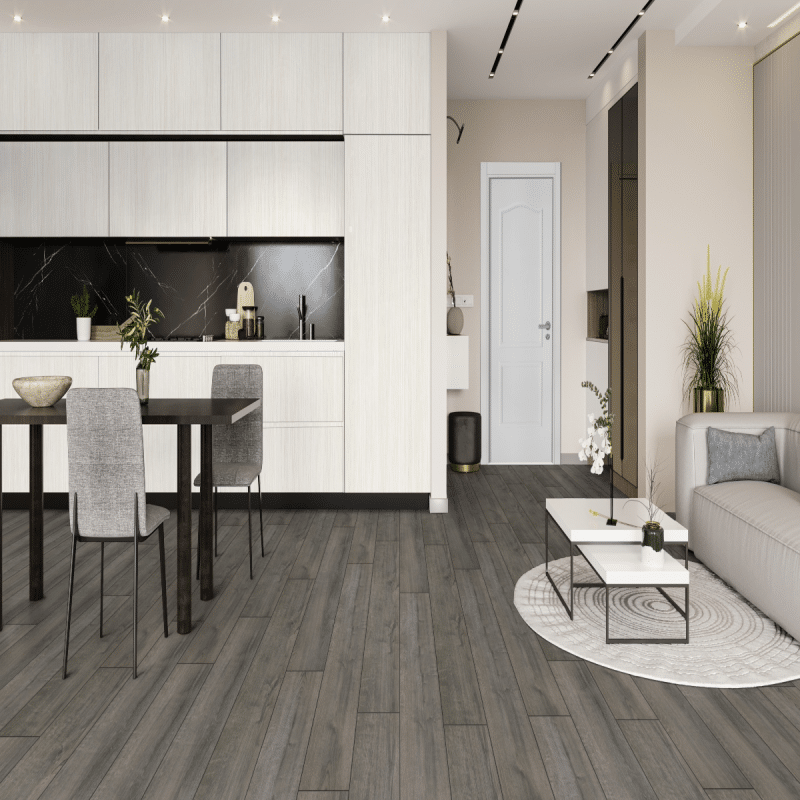 Stepclick Prague Oak 12mm V groove laminate flooring AC5 - Image 2