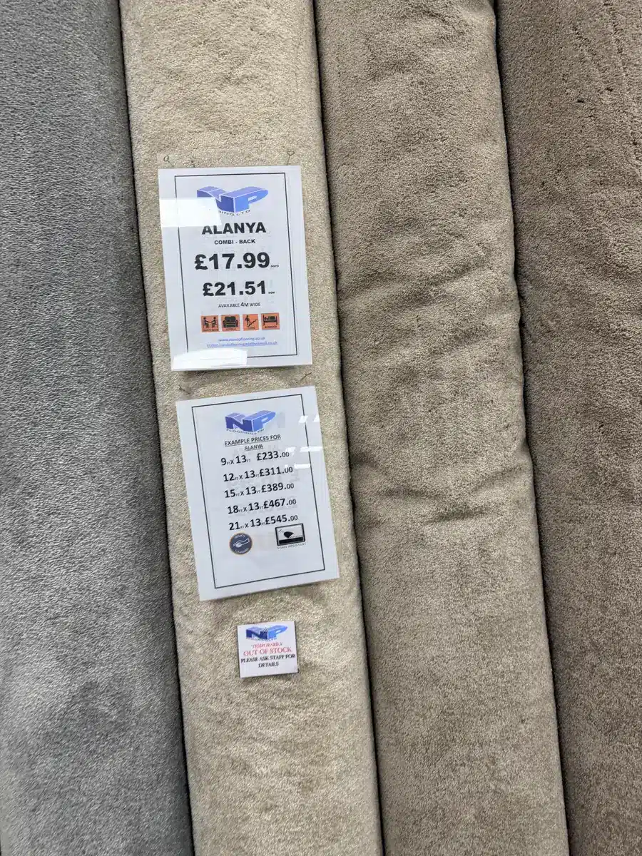 Alanya Carpet at N&P Flooring showroom