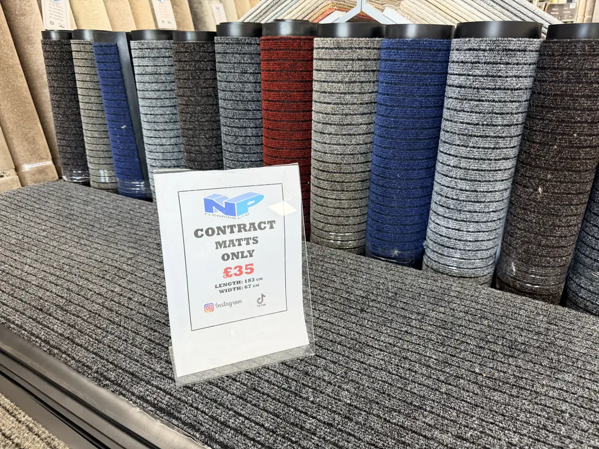 Contract Door Mat at N&P Flooring showroom