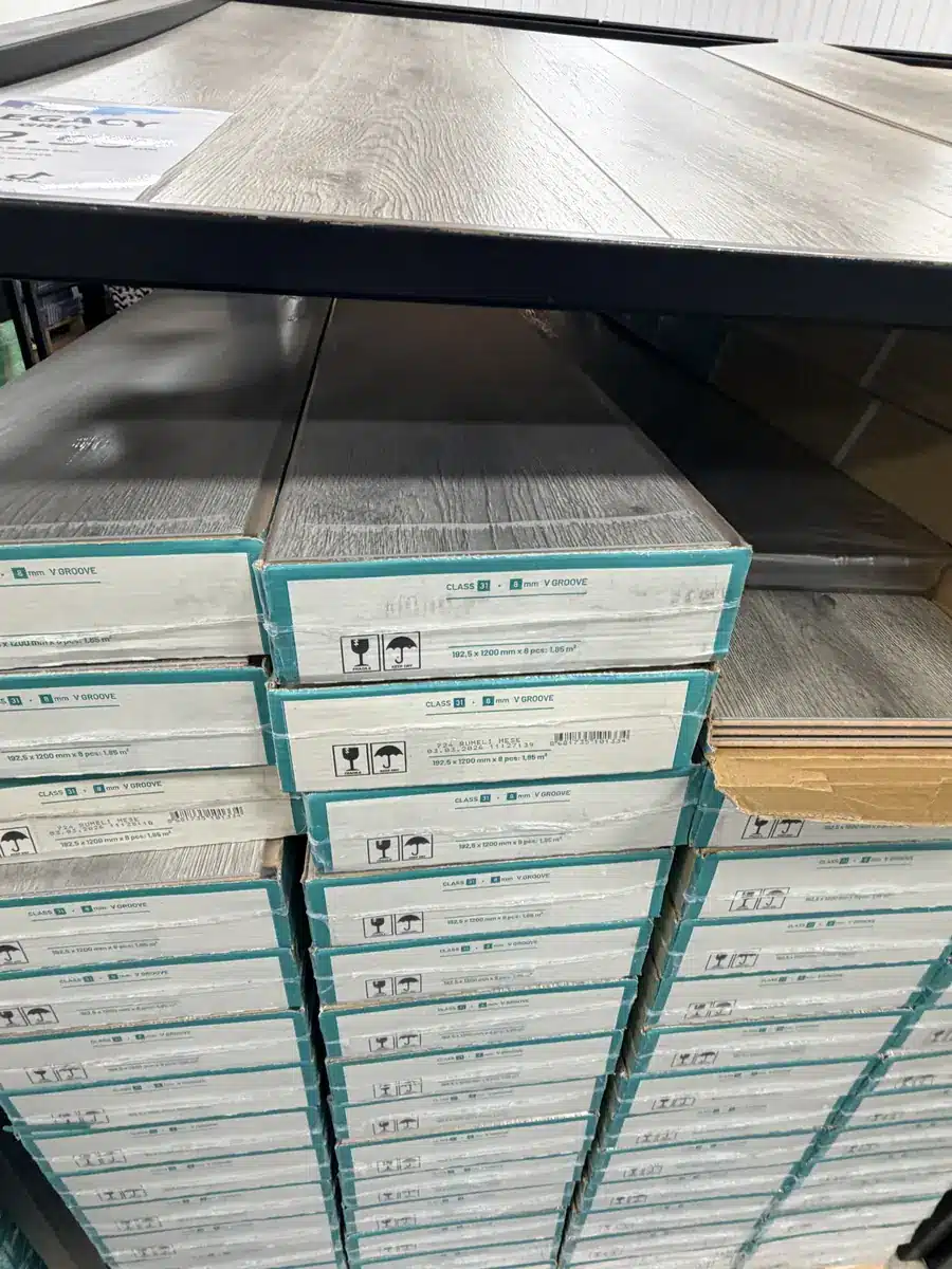 Legacy Grey Laminate at N&P Flooring showroom