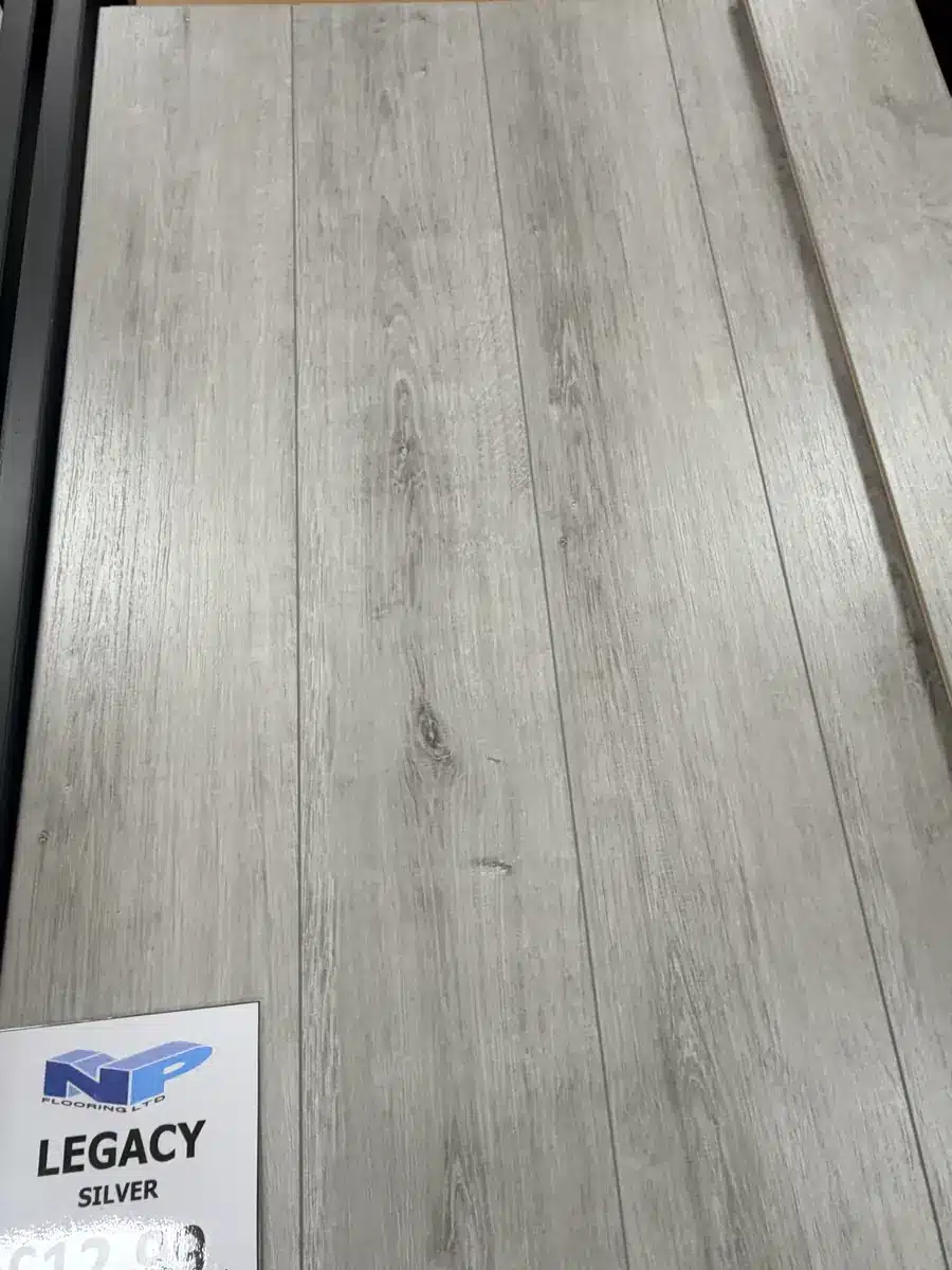 Legacy Silver Laminate at N&P Flooring showroom
