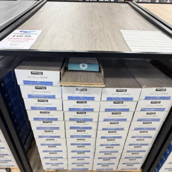Step Click Smooth Roble Soul Laminate at N&P Flooring showroom
