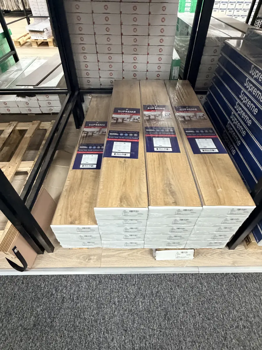 Supreme Camden Oak Laminate at N&P Flooring showroom