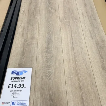 Supreme Woodland Oak Laminate at N&P Flooring showroom