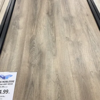 Swiss Noblesse Albit Oak Grey Beige Laminate at N&P Flooring showroom