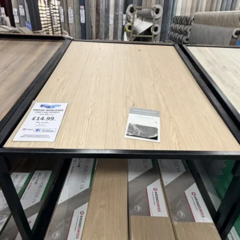 Swiss Noblesse Craft Oak Dessert Laminate at N&P Flooring showroom