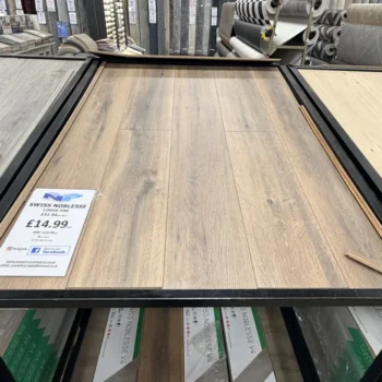 Swiss Noblesse Lodge Oak Laminate at N&P Flooring showroom