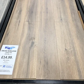Swiss Noblesse Lodge Oak Laminate at N&P Flooring showroom