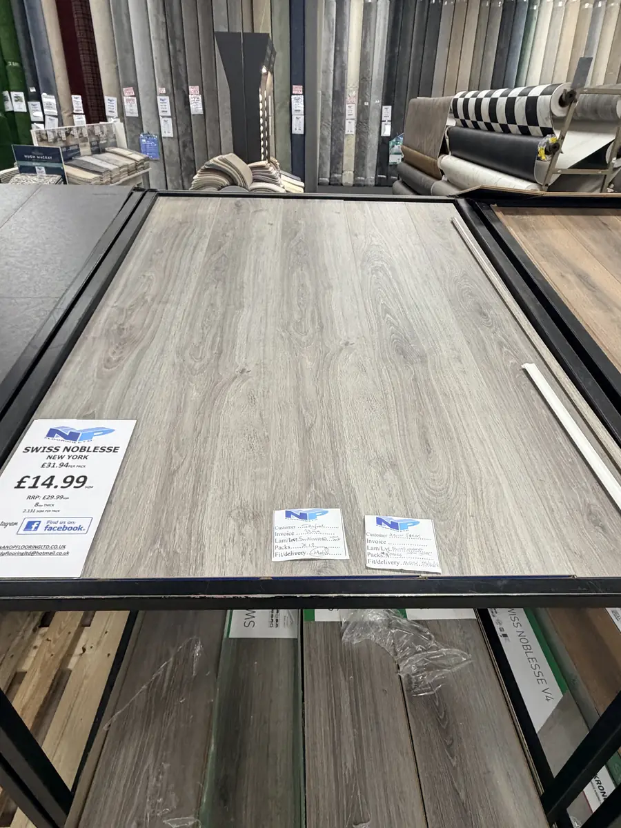 Swiss Noblesse New York Laminate at N&P Flooring showroom